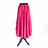 SiaLinda: Skirt Aurelia, gold yellow metallic, satin, lilies application, asymmetric, slitted