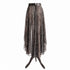 SiaLinda: O-Rock Onza, Leo-Muster mit Silber, transparent, Designerstoff, asymmetrisch