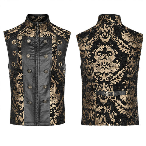 Weste PR gold schwarz - ORO
