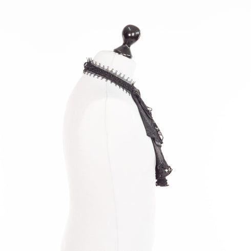 Jabot aus schwarzer Spitze – Gentleman Style für jeden Anlass - SiaLinda.com