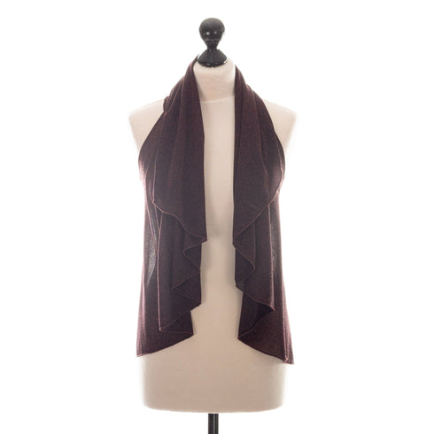 Nuria Bolero Metallic Kupfer, Jersey mit Lurex, flexibles Top für Korsetts | SiaLinda - SiaLinda.com