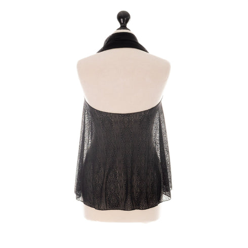 Nuria GeO - Bolero aus geometrischer Spitze, flexibles Top für Korsetts | SiaLinda - SiaLinda.com