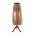Rock Metallic Gold - Asymmetrischer Goldrock aus Lurex - Jersey | Röcke | SiaLinda - SiaLinda.com