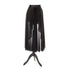 Rock Metallic Schwarz - Asymmetrischer Fetischrock aus Lurex - Jersey | Röcke | SiaLinda - SiaLinda.com