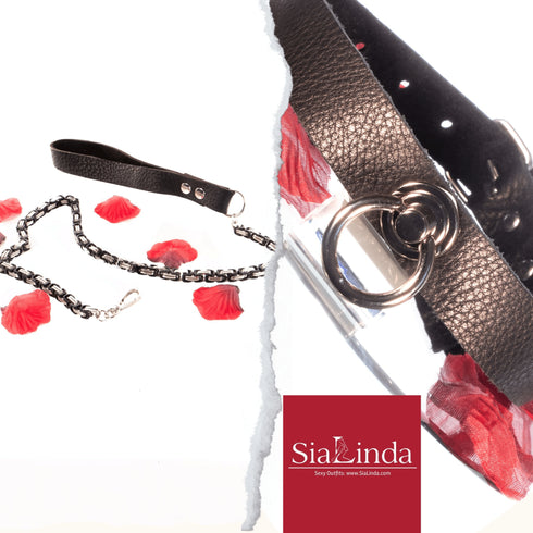 Set aus Halsband Nummer 12 soft mit Leine Biker zum Sparpreis Sparset - SiaLinda.com