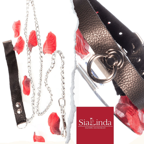 Set aus Halsband Nummer 12 soft mit Leine Classic zum Sparpreis Sparset - SiaLinda.com