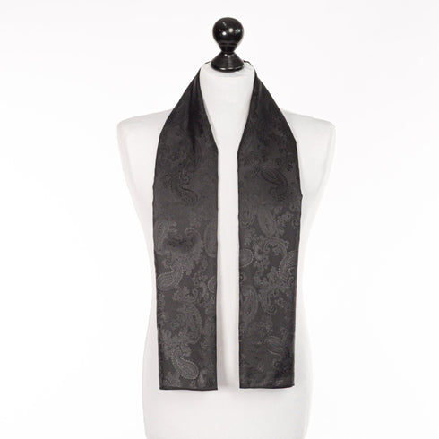 SiaLinda: Bindar Schal Krawatte schwarz, Halsschmuck, Cabochon, Augenbinde - SiaLinda.com