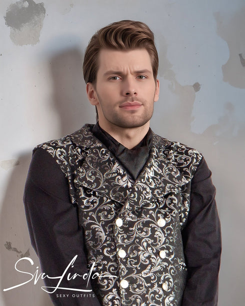 SiaLinda: Bindar Schal Krawatte schwarz, Halsschmuck, Cabochon, Augenbinde - SiaLinda.com