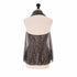 SiaLinda: Bolero Nuria Onza, Leo-Muster mit Silber, transparent, Designerstoff - SiaLinda.com