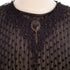 SiaLinda: Cape CapaLinda, schwarz, Plissée Designerstoff, Fransen oder Collier - SiaLinda.com