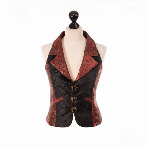 SiaLinda: Charlotte Damen Weste - Jacke, Brokat, schwarz, stark und sexy - SiaLinda.com