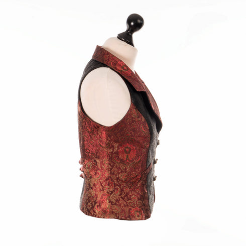 SiaLinda: Charlotte Damen Weste - Jacke, Brokat, schwarz, stark und sexy - SiaLinda.com