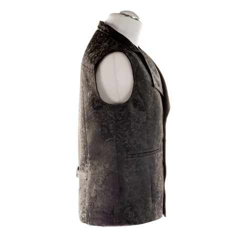 SiaLinda for Men: Weste Einar II, Brokat, schwarz - SiaLinda.com