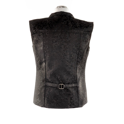 SiaLinda for Men: Weste Einar II, Brokat, schwarz - SiaLinda.com