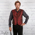 SiaLinda for Men: Weste Rohan, Jacquard rot schwarz - SiaLinda.com