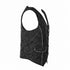 SiaLinda for Men: Weste Steen schwarz mit silbernen Akzenten, Jacquard, S bis 7XL - SiaLinda.com