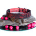 SiaLinda: Gothic Halloween Halsband Vacchetta Leder rot mit Spitze, mit oder ohne Ring, Geschenkverpackung - SiaLinda.com