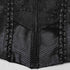 SiaLinda: Gothic Weste Herren Stehkragen Rune, schwarz, Jacquard, seitliche Schnürung - SiaLinda.com