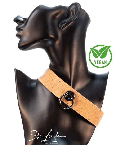 SiaLinda: Halsband Corky 30mm veganes Halsband aus Kork - 100% natürlich, nachhaltig. Limited Edition! - SiaLinda.com