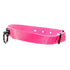 SiaLinda: Halsband Ziegennappa pink, feinstes italienisches Leder, pur oder mit O - Ring - SiaLinda.com