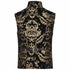 SiaLinda: Herrenweste schwarz gold Oro, Gothic Barock, Brokat, ärmellos - SiaLinda.com