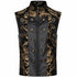SiaLinda: Herrenweste schwarz gold Oro, Gothic Barock, Brokat, ärmellos - SiaLinda.com