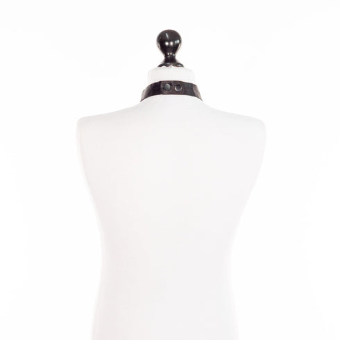 SiaLinda: Jabot Spitzenkragen Schwarz - Rot – Gothic trifft Eleganz - SiaLinda.com