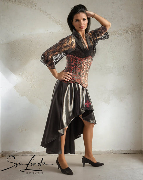 SiaLinda Kimi, Bolero im Kimono Stil, Material - Mix, flexibel zu tragen - SiaLinda.com