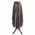 SiaLinda: O-Rock Onza, Leo-Muster mit Silber, transparent, Designerstoff, asymmetrisch - SiaLinda.com