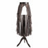 SiaLinda: O-Rock Onza, Leo-Muster mit Silber, transparent, Designerstoff, asymmetrisch - SiaLinda.com