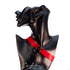 SiaLinda: Red Devil – Halsband Lackleder in Feuerrot, ohne oder mit schwarzem O - Ring - SiaLinda.com