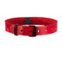 SiaLinda: Red Devil – Halsband Lackleder in Feuerrot, ohne oder mit schwarzem O - Ring - SiaLinda.com
