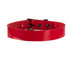 SiaLinda: Red Devil – Halsband Lackleder in Feuerrot, ohne oder mit schwarzem O - Ring - SiaLinda.com