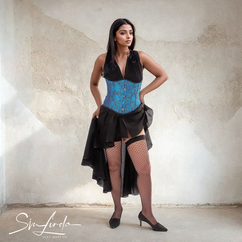 SiaLinda: Rock Linea, schwarz, Rock der O, Leinen Ökotex, asymmetrisch, geschlitzt - SiaLinda.com