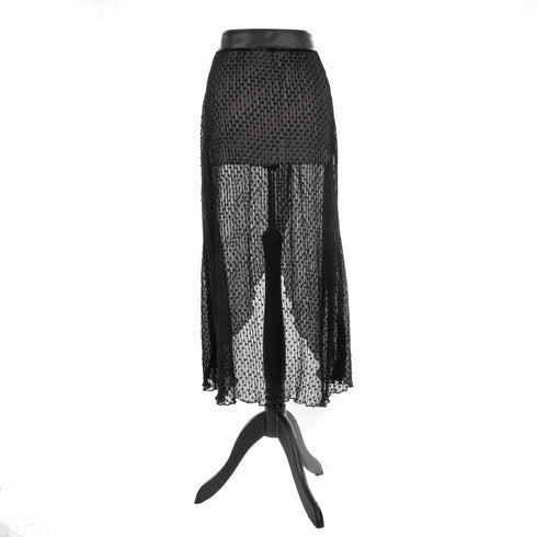 SiaLinda: Rock Plia, schwarz Plissee, teil transparent, sexy - SiaLinda.com