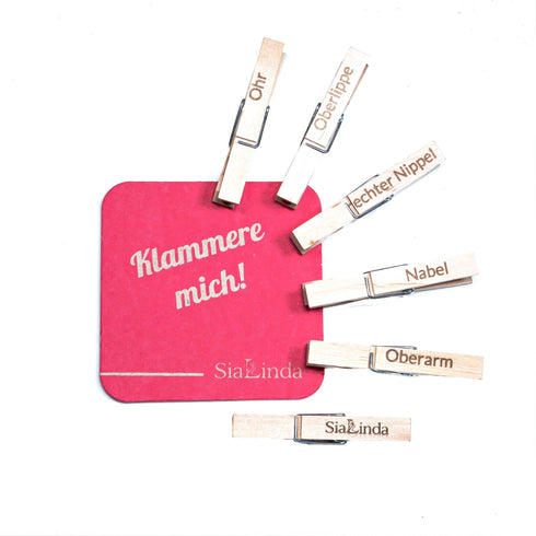 SiaLinda Spiel: Klammere mich! - Ein BDSM Spiel für Spaß und Sinnlichkeit - SiaLinda.com