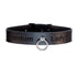 SiaLinda YOU Buddy schwarz Ring - personalisiertes BDSM Halsband mit Edelstahl O - Ring, breites Rindsleder, mit Wunschgravur - SiaLinda.com