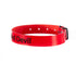 SiaLinda: YOU Halsband Red Devil ohne Ring, personalisiertes Lackleder Halsband rot, individuelle Gravur - SiaLinda.com