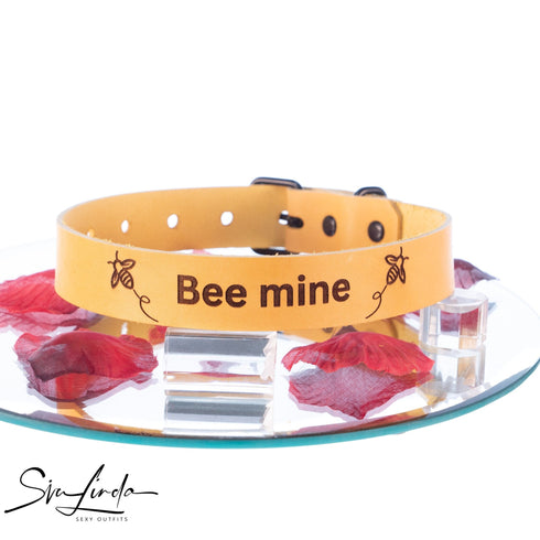 SiaLinda: YOU Personalisiertes Halsband DEIN NAME oder WORT, individuell erstellt, viele Farben, italienisches Premium Leder - SiaLinda.com