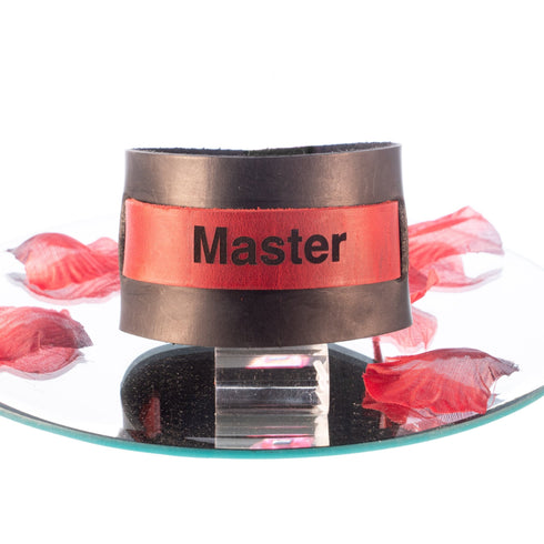 YOU Armband Serie 12 rot - schwarz mit Wunschtext, individuell erstellt - SiaLinda.com