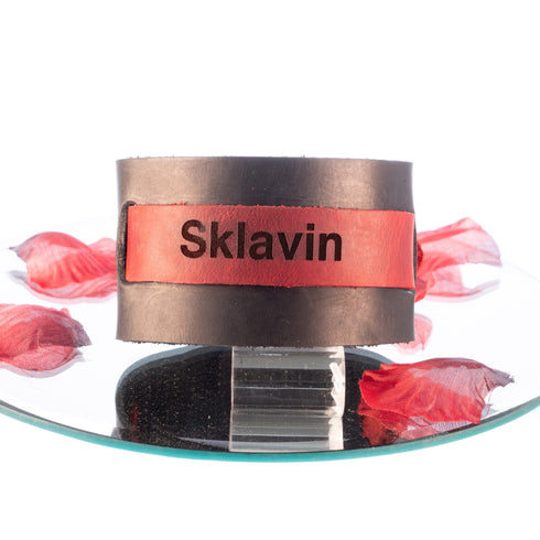 YOU Armband Serie 12 rot - schwarz mit Wunschtext, individuell erstellt - SiaLinda.com