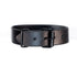 YOU Buddy schwarz - personalisiertes BDSM Halsband ohne Ring, breites Rindsleder, mit Wunschgravur - SiaLinda.com