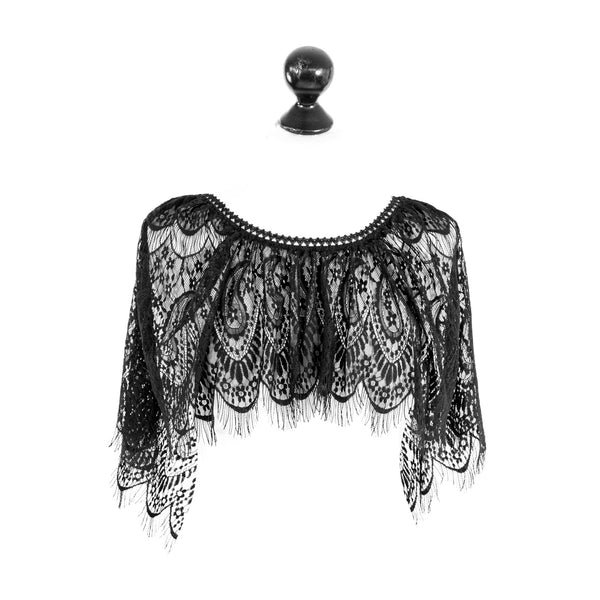 SiaLinda: Rock Top Chiara, schwarz, transparent, Spitze