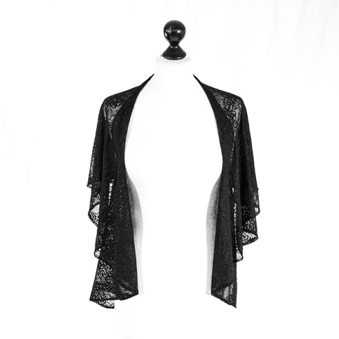 SiaLinda: Stola Bolero Nuria, schwarz, Spitze
