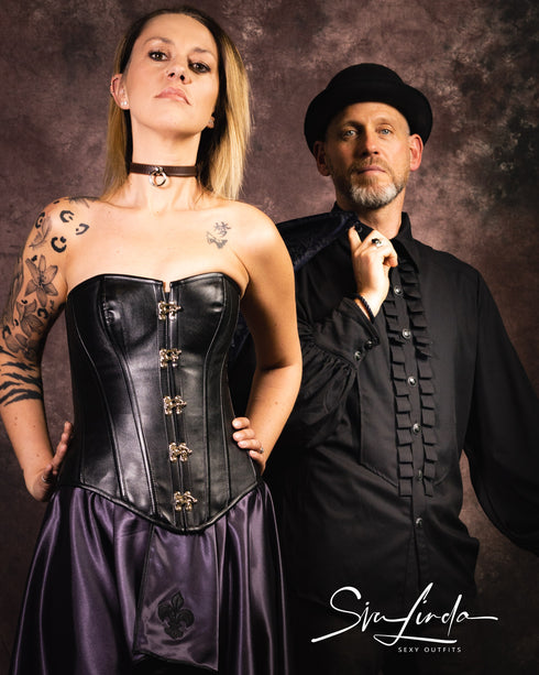 SiaLinda for Men: Hemd Marten Langarm Ballonärmel mit Viskose