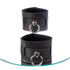 SiaLinda: Armbänder Fußfesseln Serie Classic BDSM Leder schwarz | Bondage Armfesseln - SiaLinda.com