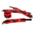 SiaLinda: Armbänder Fußfesseln Serie Soft BDSM Leder rot - schwarz | Bondage Armfesseln - SiaLinda.com
