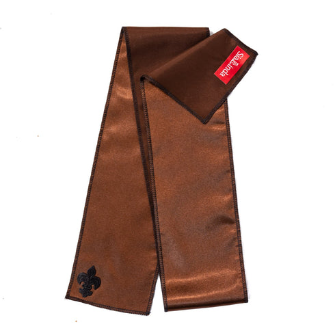 SiaLinda: Augenbinde Zola II Kypria, kupfer braun, Satin - SiaLinda.com