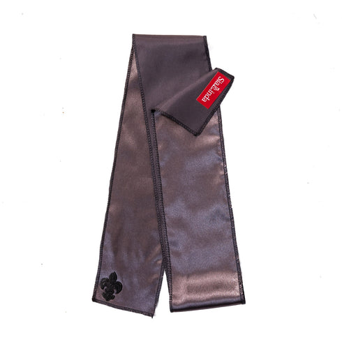 SiaLinda: Augenbinde Zola II Perla, perl grau, Satin - SiaLinda.com