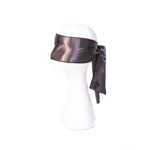 SiaLinda: Augenbinde Zola II Perla, perl grau, Satin - SiaLinda.com